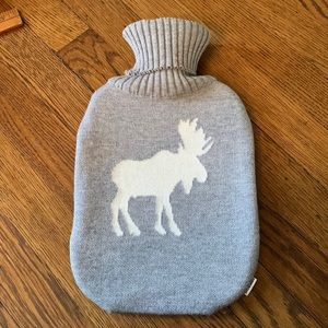 Lens & Leif Made in Germany 🇩🇪 Merino Wool Hot Water Bottle with Moose